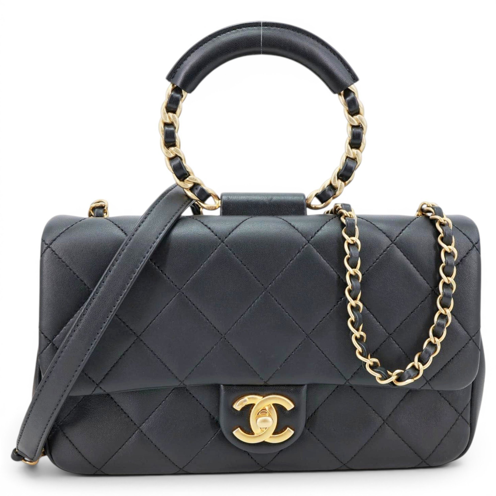 Leather handbag