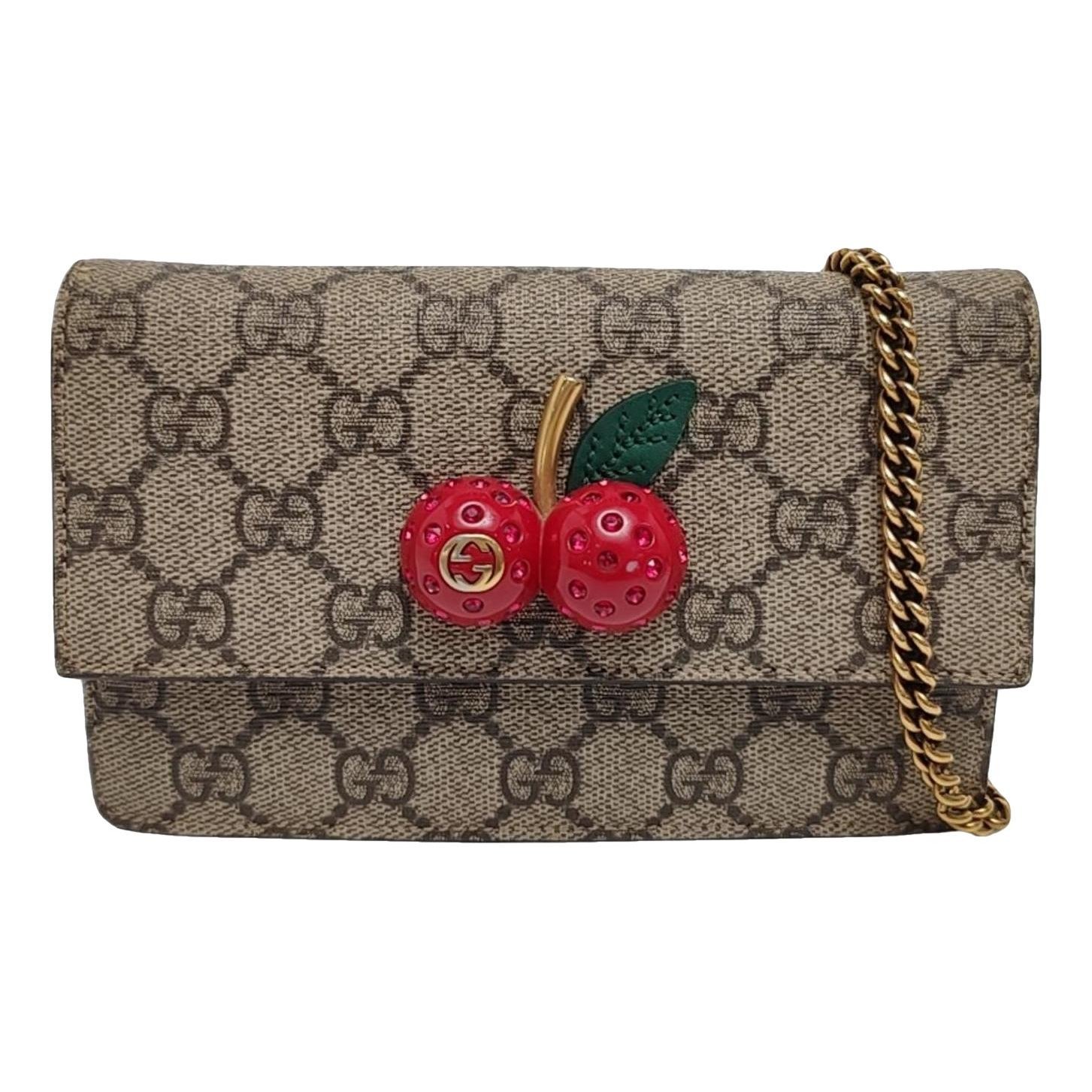 Ophidia GG Supreme leather handbag