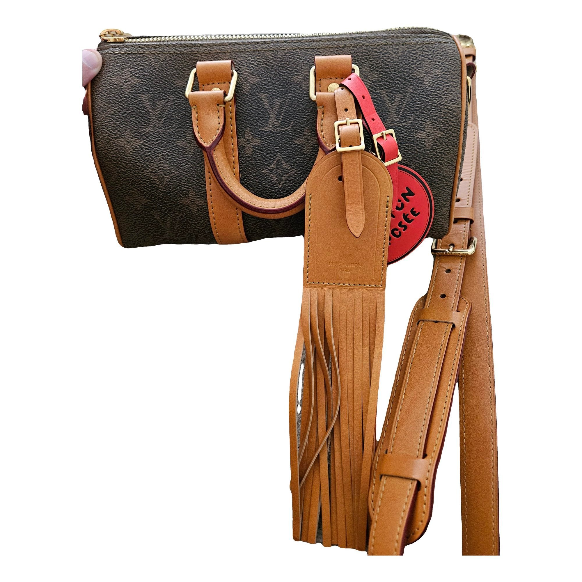 Leather handbag
