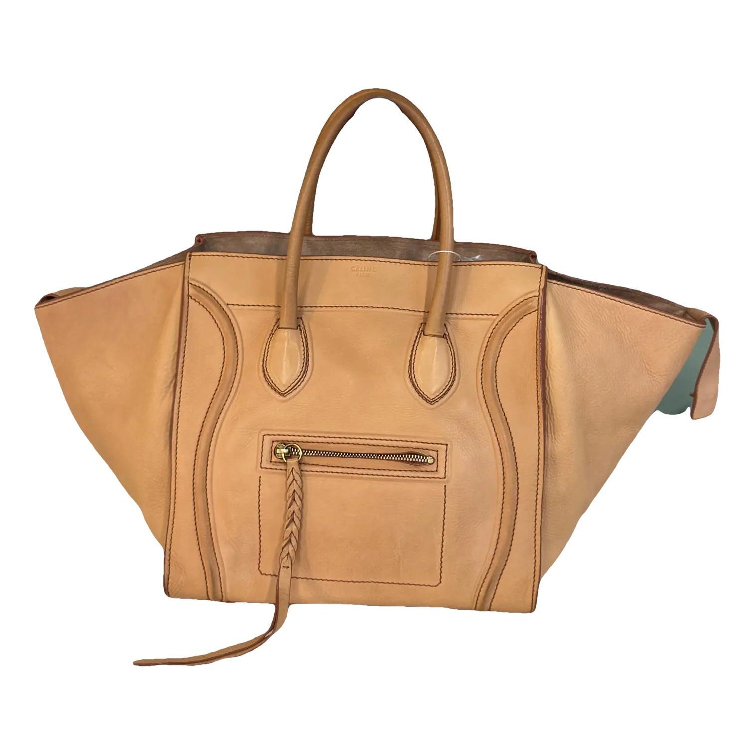 Luggage leather handbag