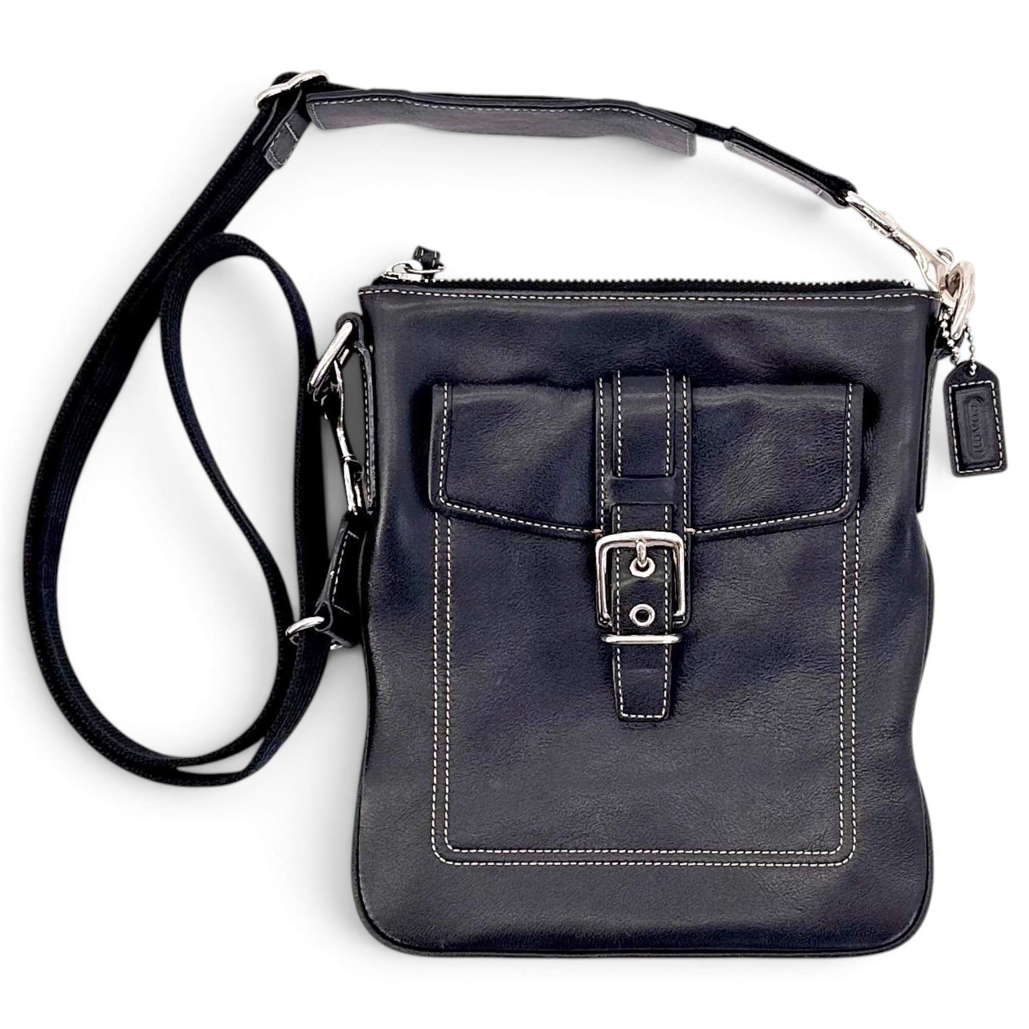 Leather crossbody bag