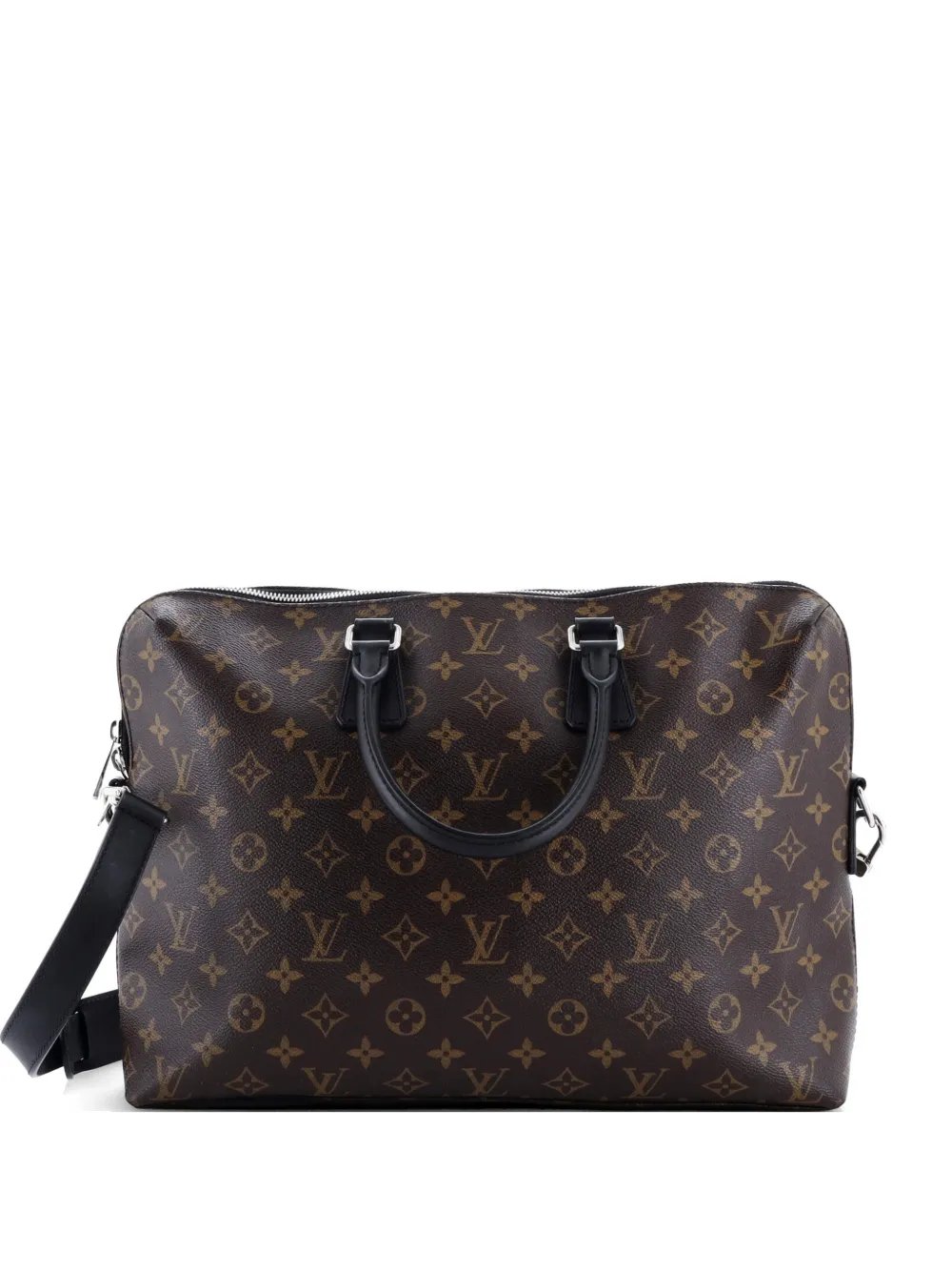 Porte-Documents Jour Bag Macassar Monogram Canvas business bag