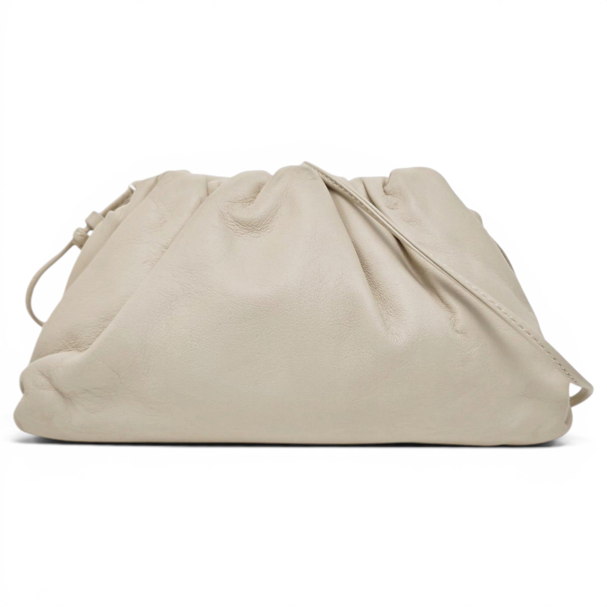 Pouch leather handbag