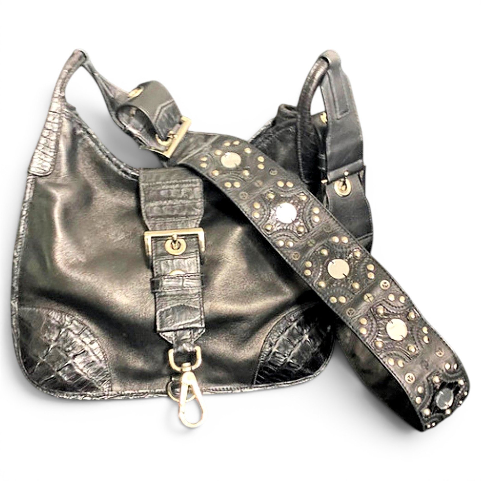 Leather crossbody bag