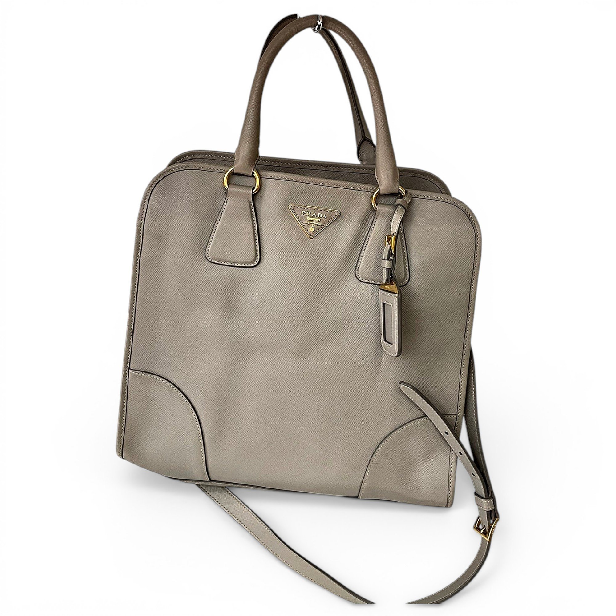 Leather handbag