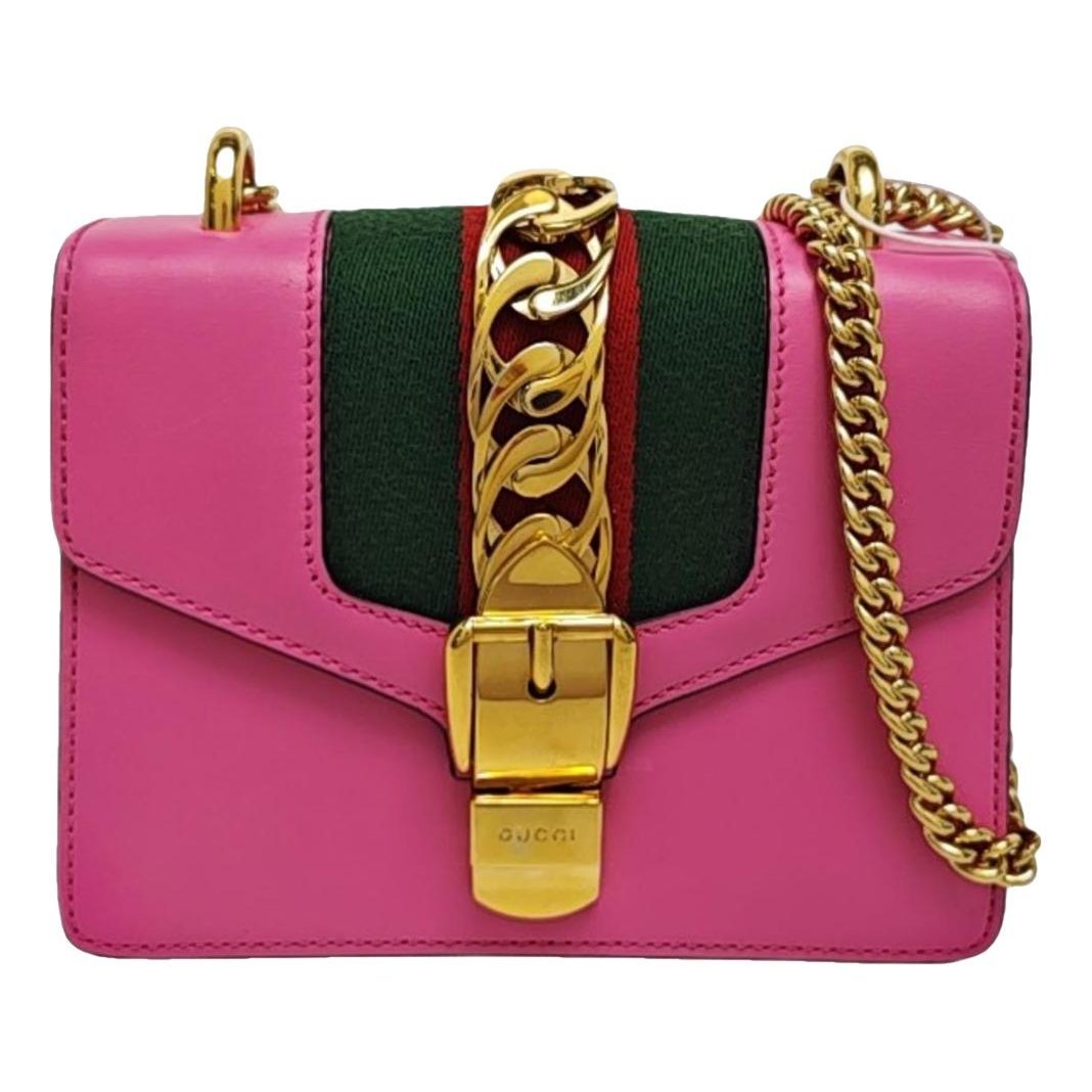 Sylvie Flap Chain leather crossbody bag