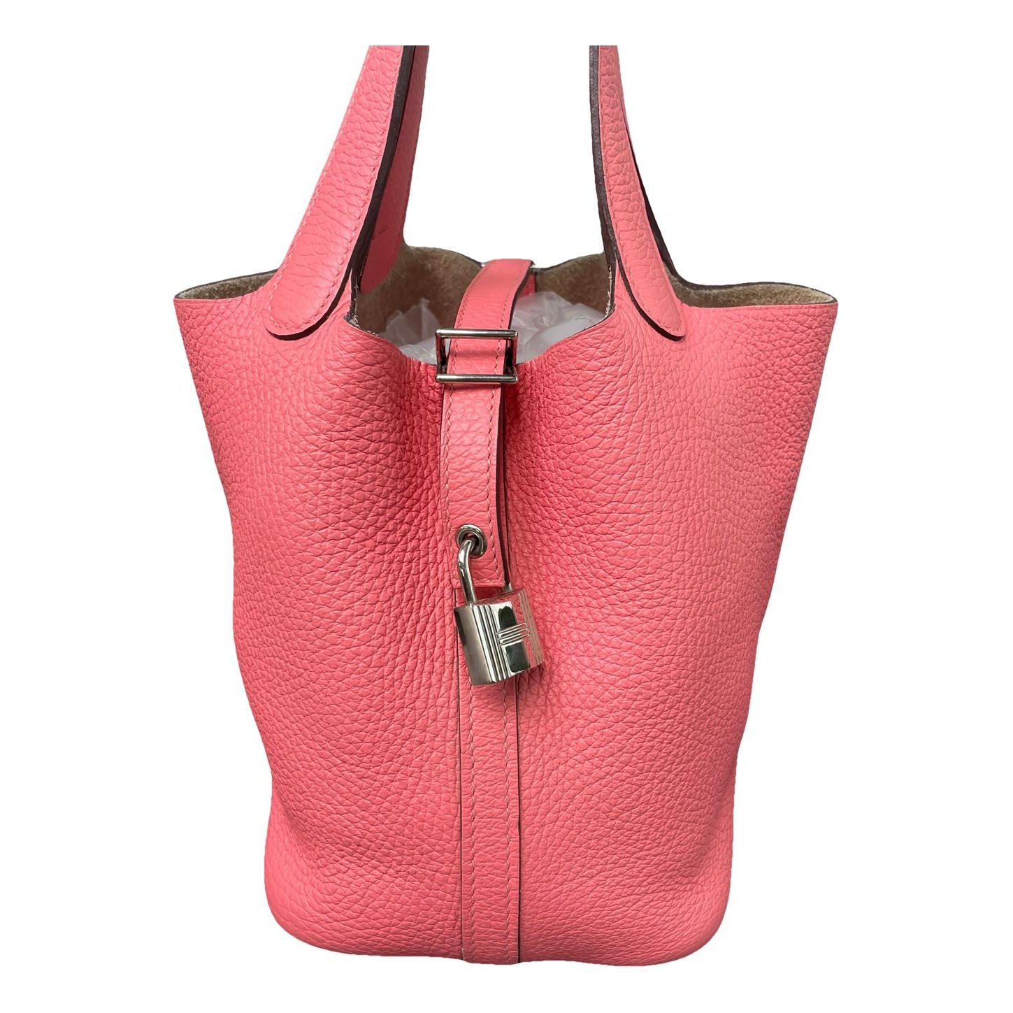Picotin leather handbag
