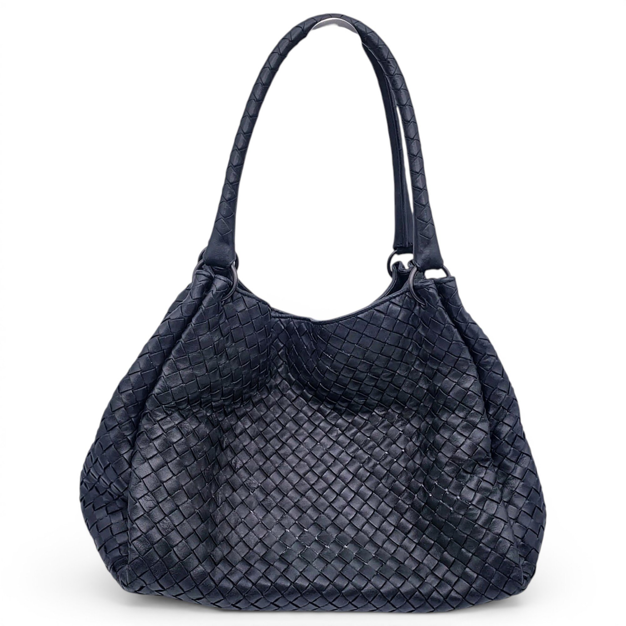 Parachute leather handbag