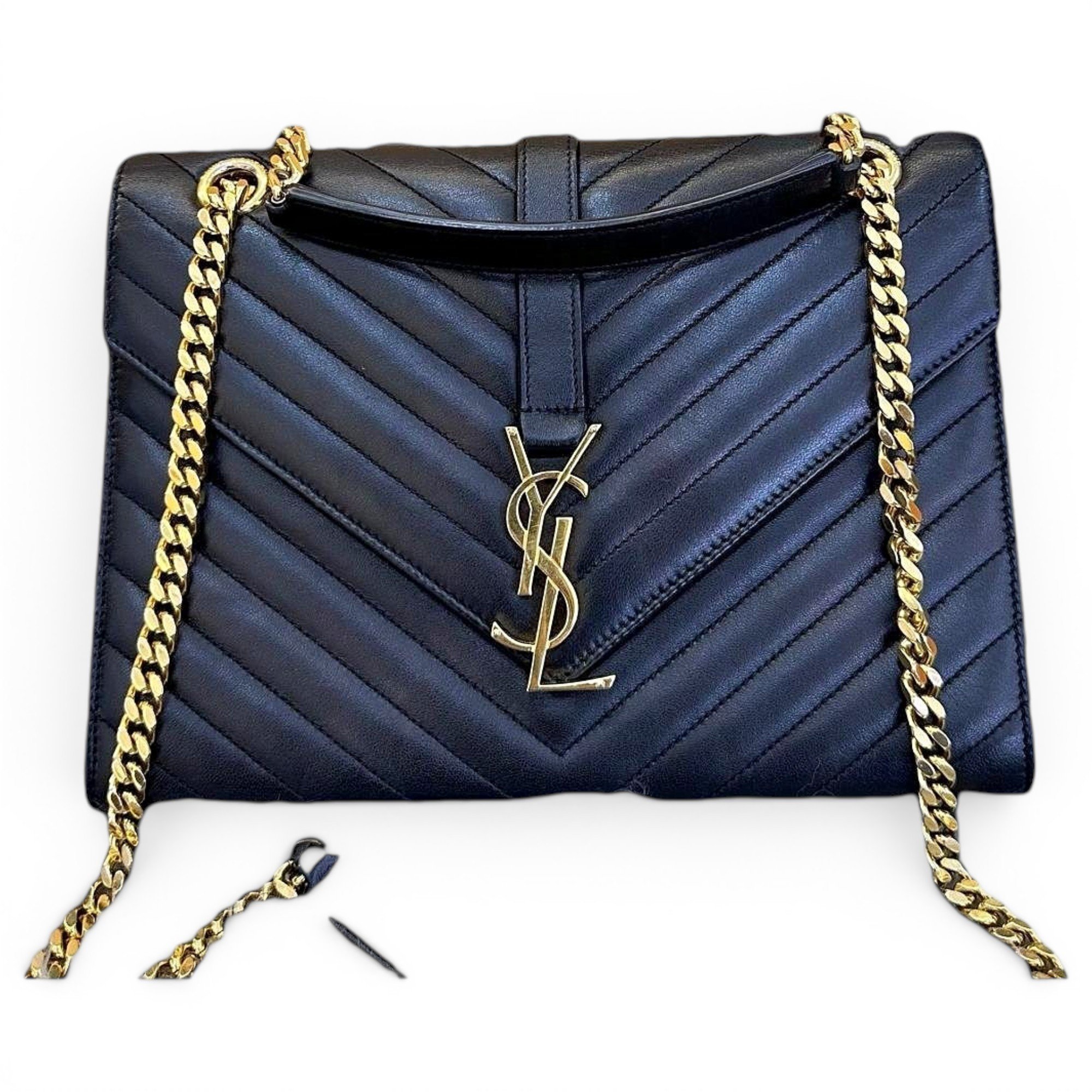 Portefeuille enveloppe leather handbag