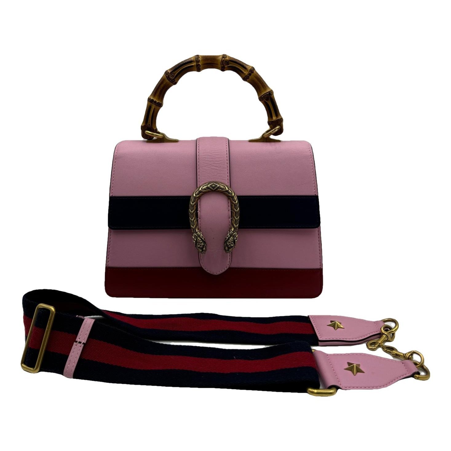 Dionysus Bamboo leather handbag