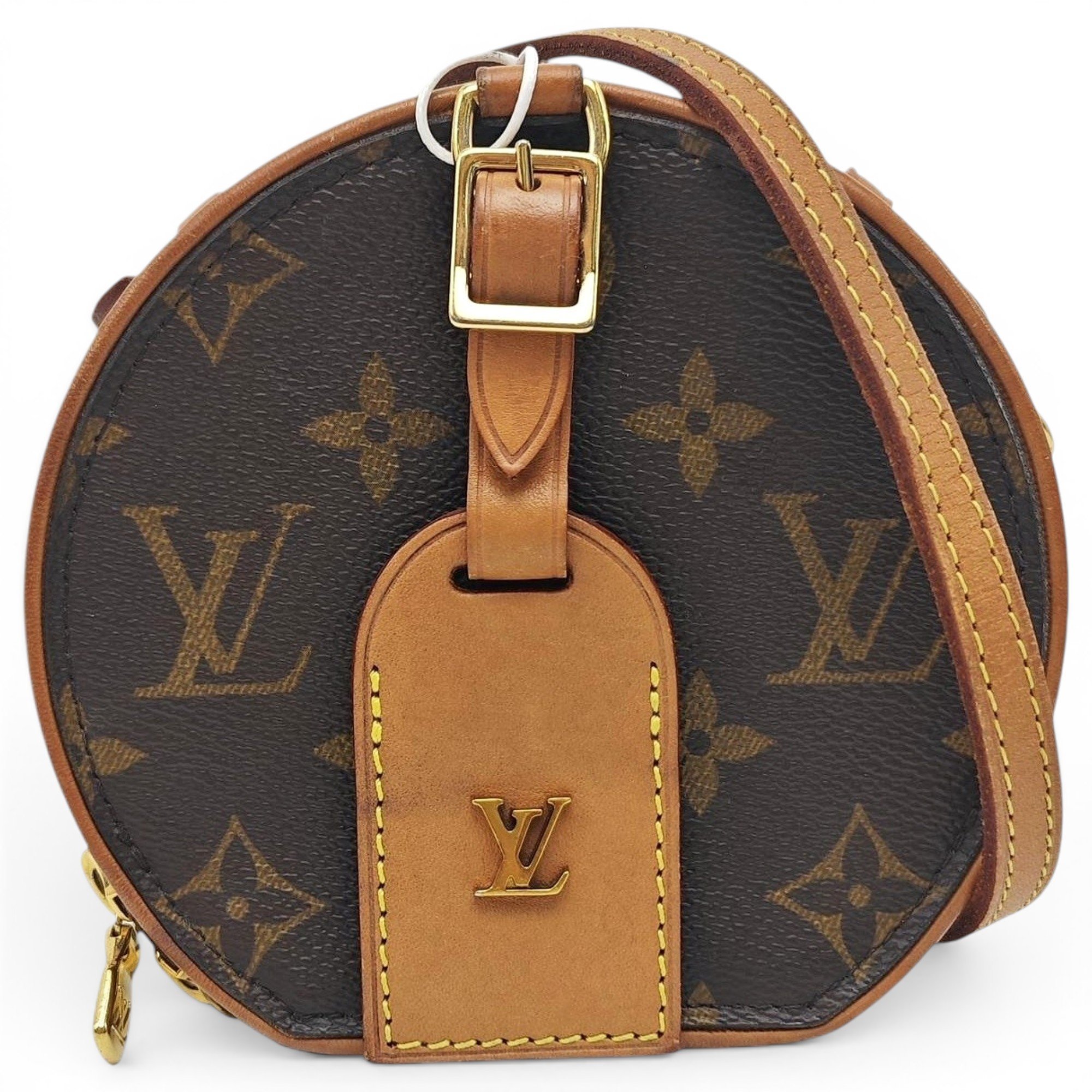 Micro boite chapeau leather handbag