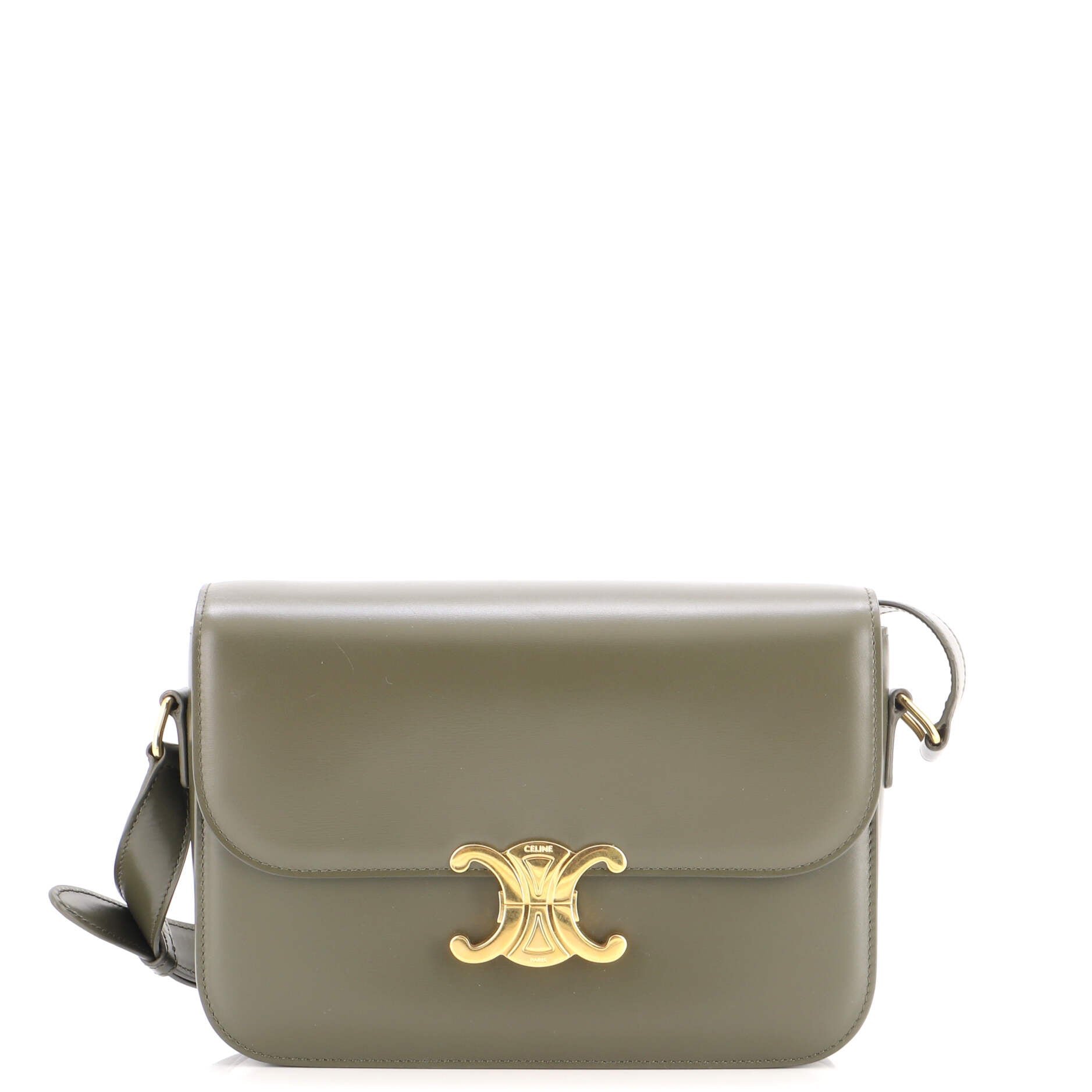 Triomphe Shoulder Bag Smooth Calfskin Medium