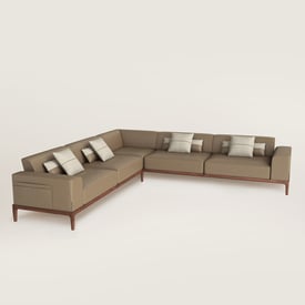 Sofa Sellier 5-seater corner