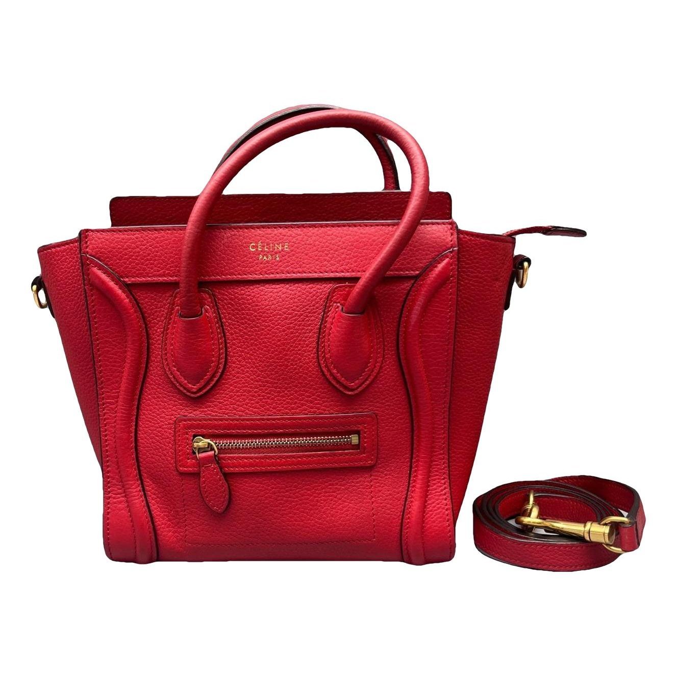 Nano Luggage leather handbag