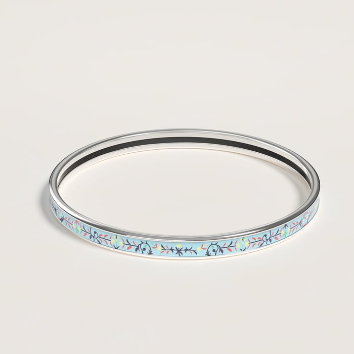 Aurore Bleu Etriers Bangle