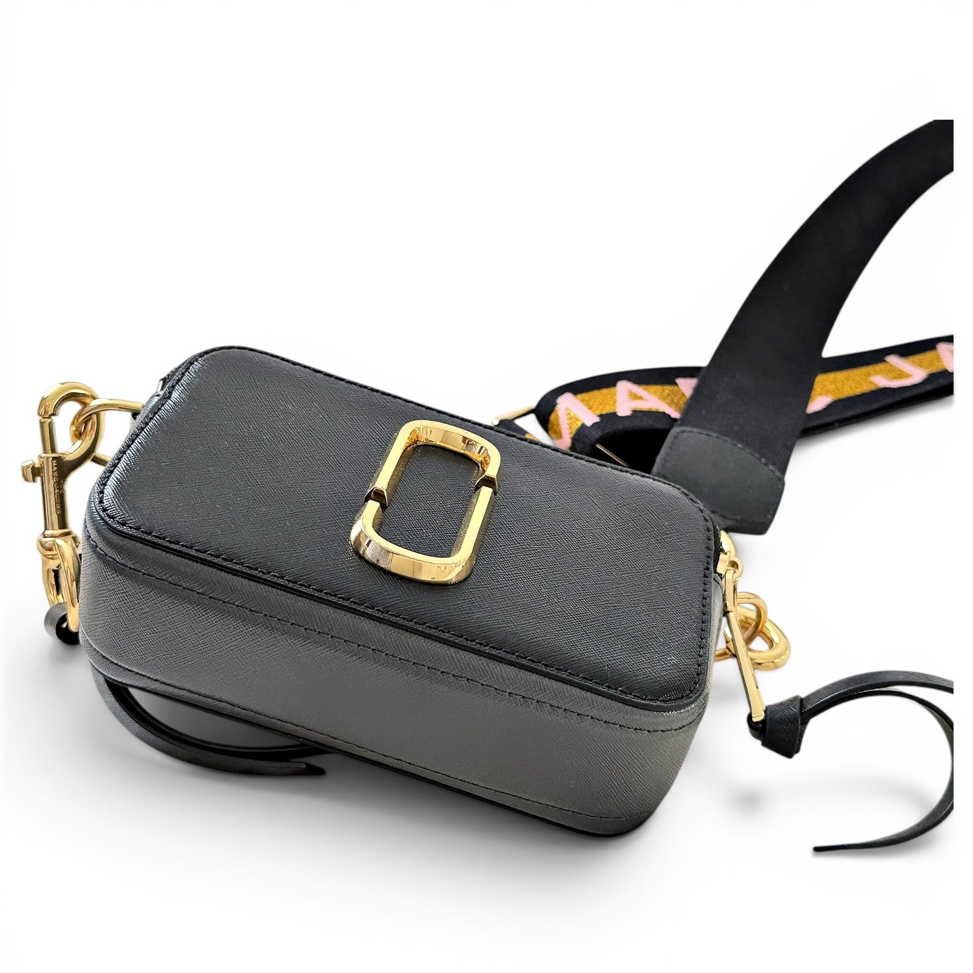 Snapshot leather crossbody bag
