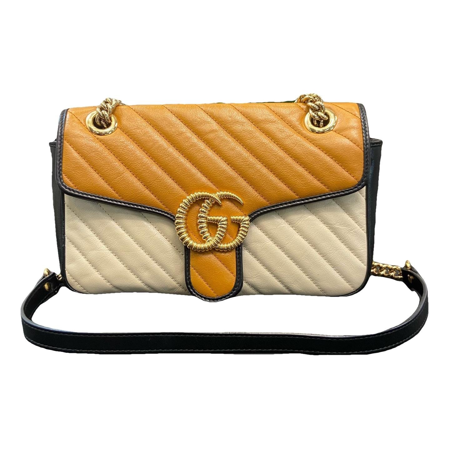 GG Marmont Flap leather crossbody bag