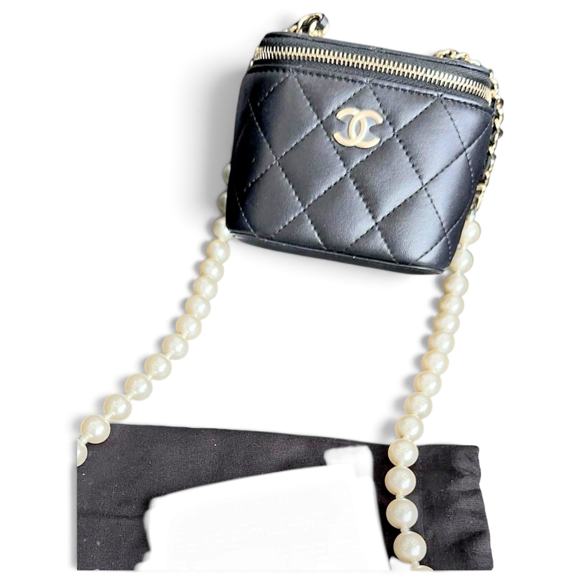 Vanity leather mini bag