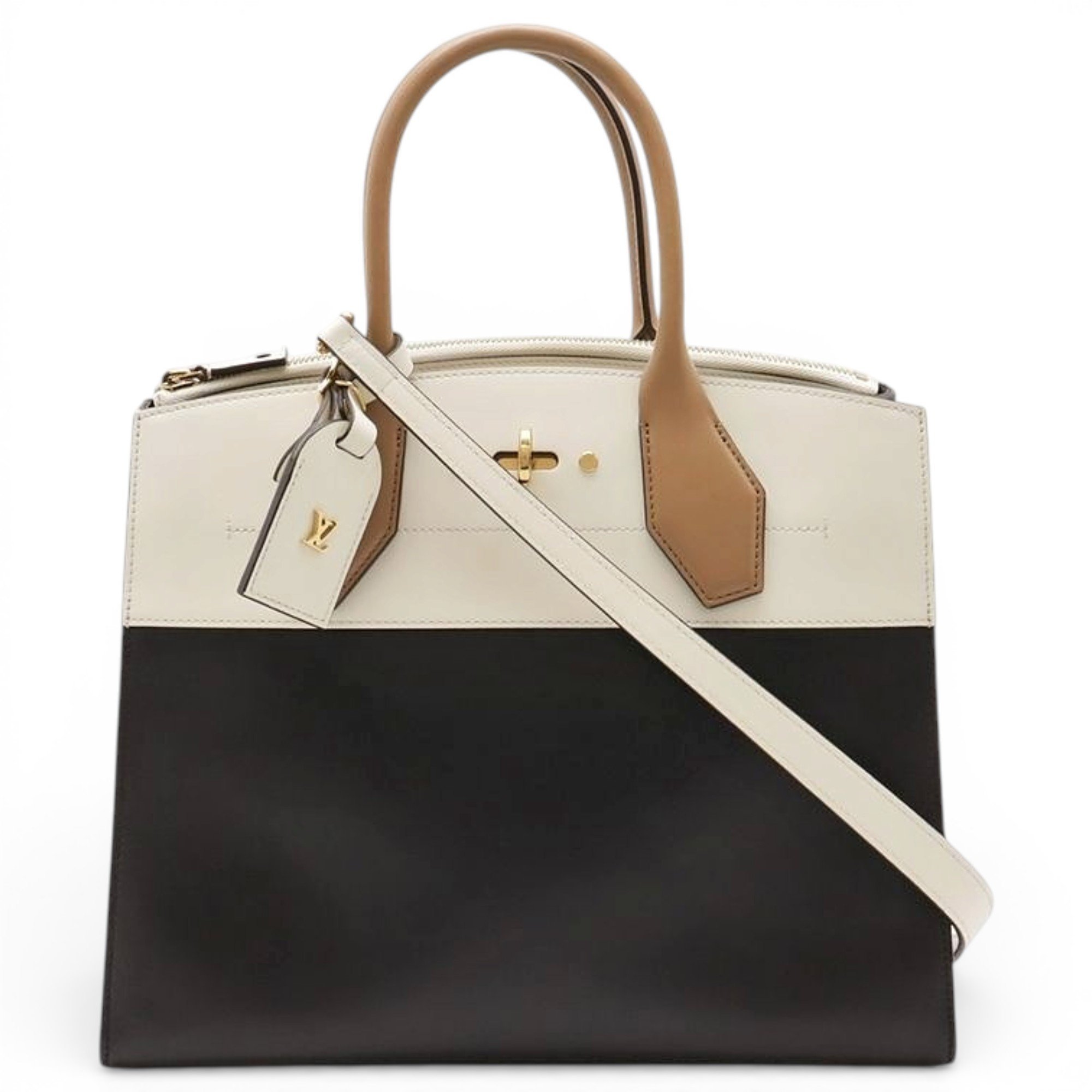 Louis Vuitton City Steamer leather handbag