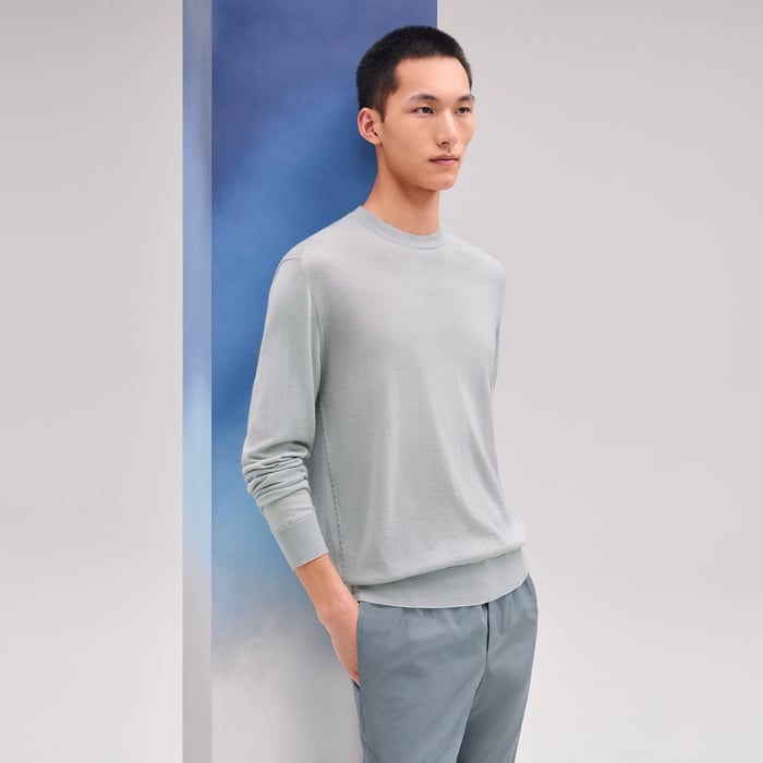 Brume "Coutures Inversees" Crewneck Sweater