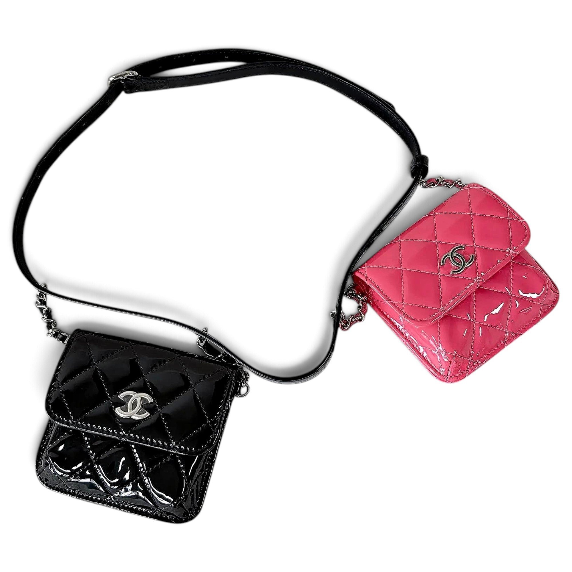 Patent leather mini bag