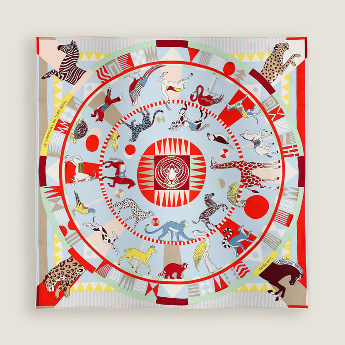 Le Carrousel Du Tigre Royal Scarf 90