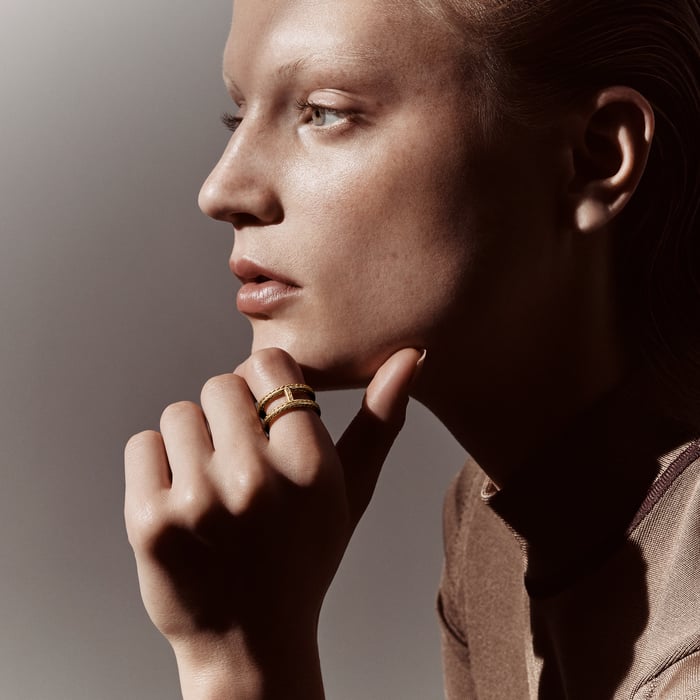 Sans Coloris Chaine d'Ancre Danae Ring, Small Model