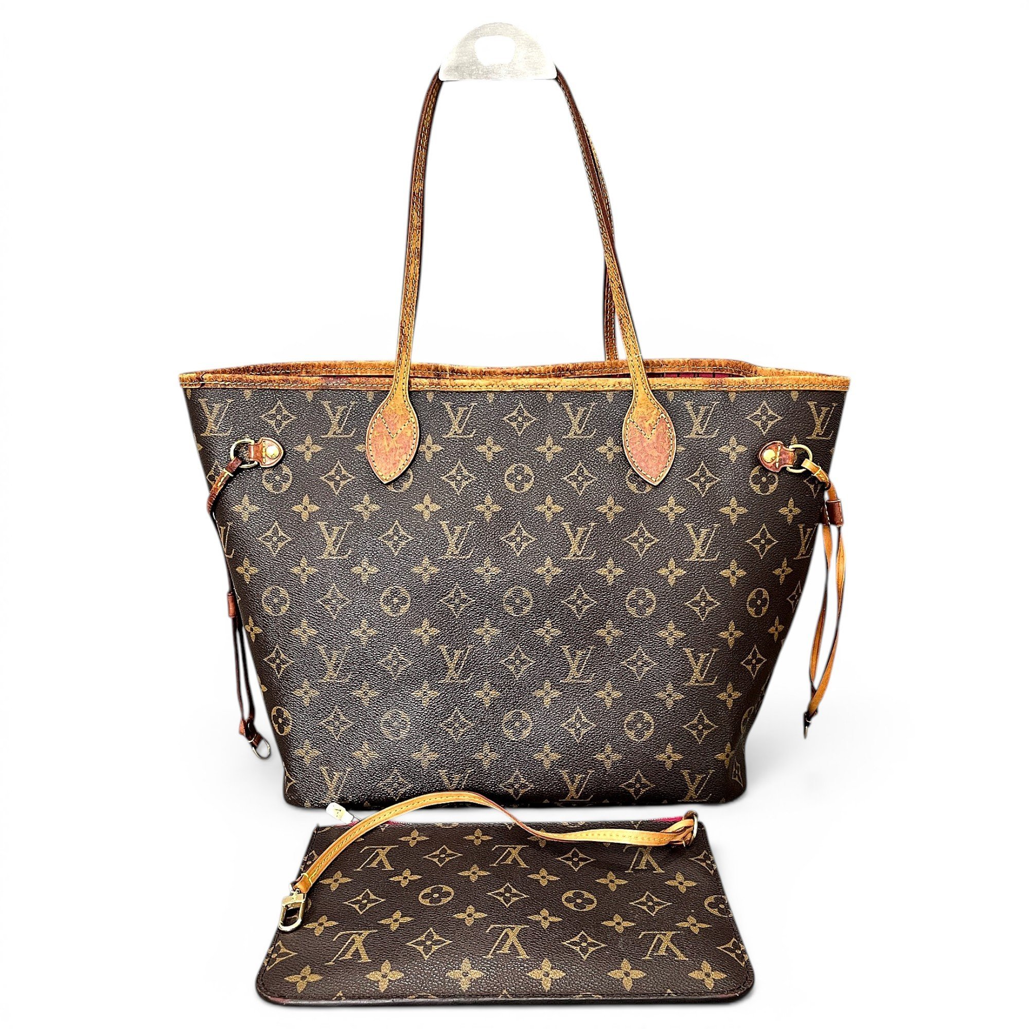 Neverfull leather handbag