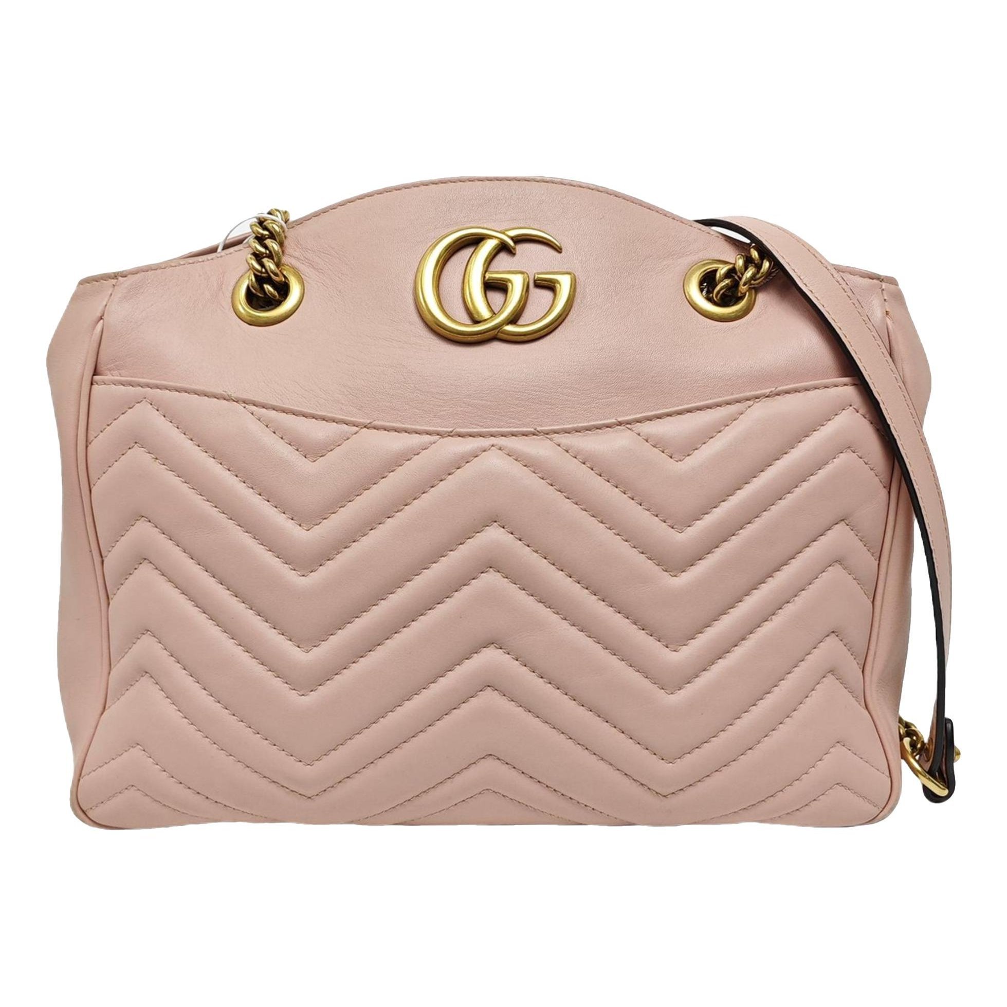 GG Marmont Chain Matelasse leather handbag