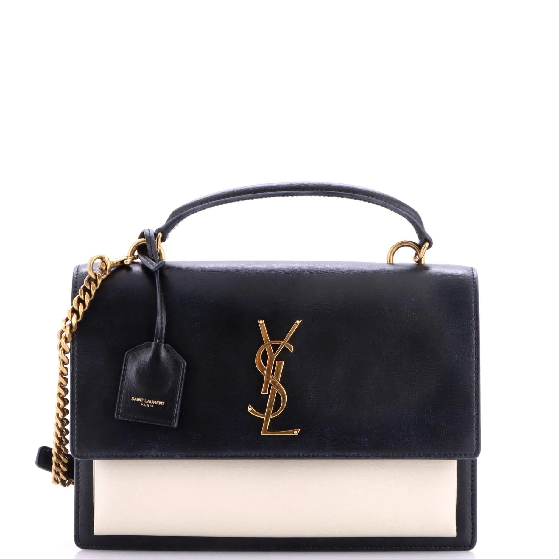 Sunset leather handbag