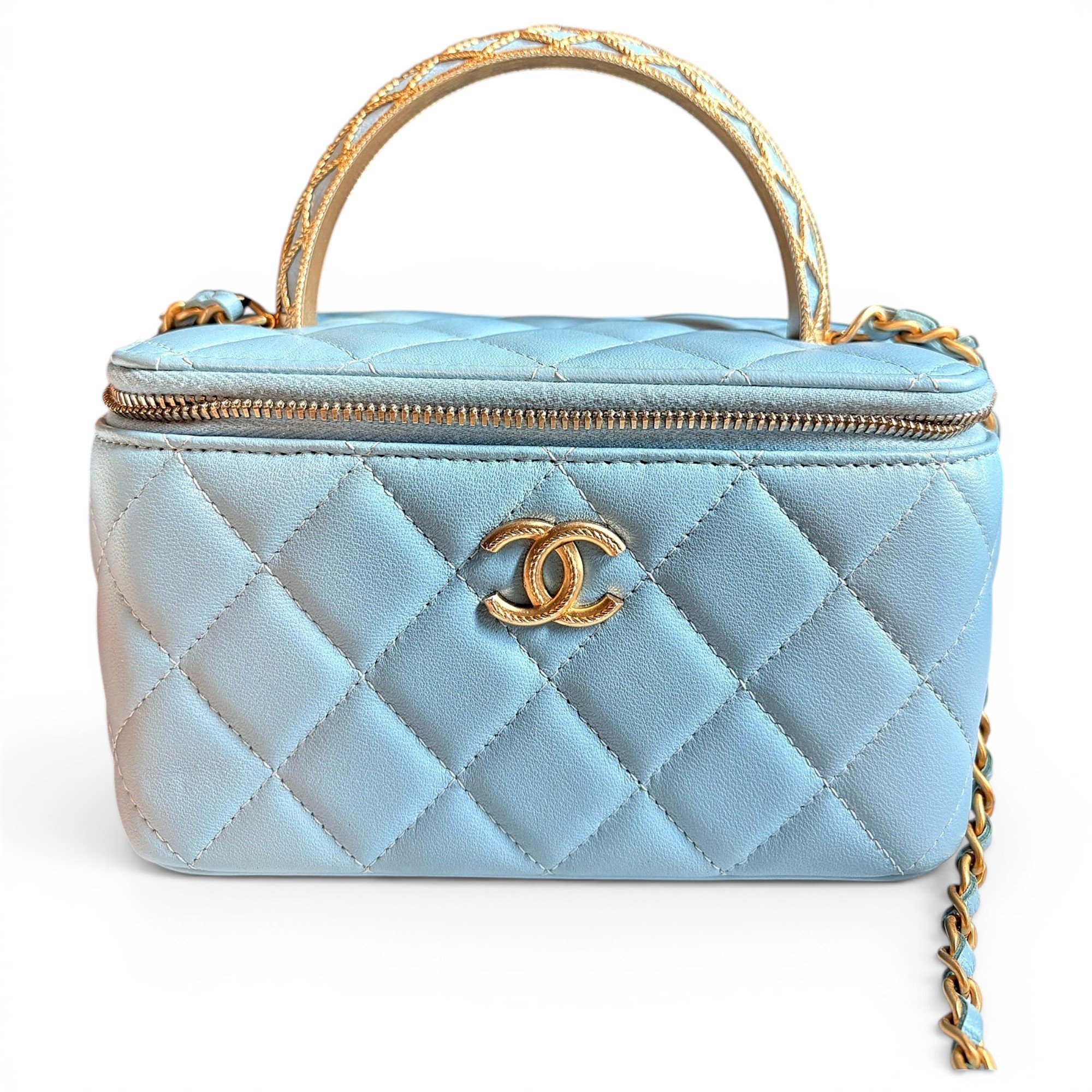 Vanity leather bag