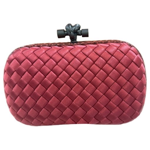 Pochette Knot silk handbag