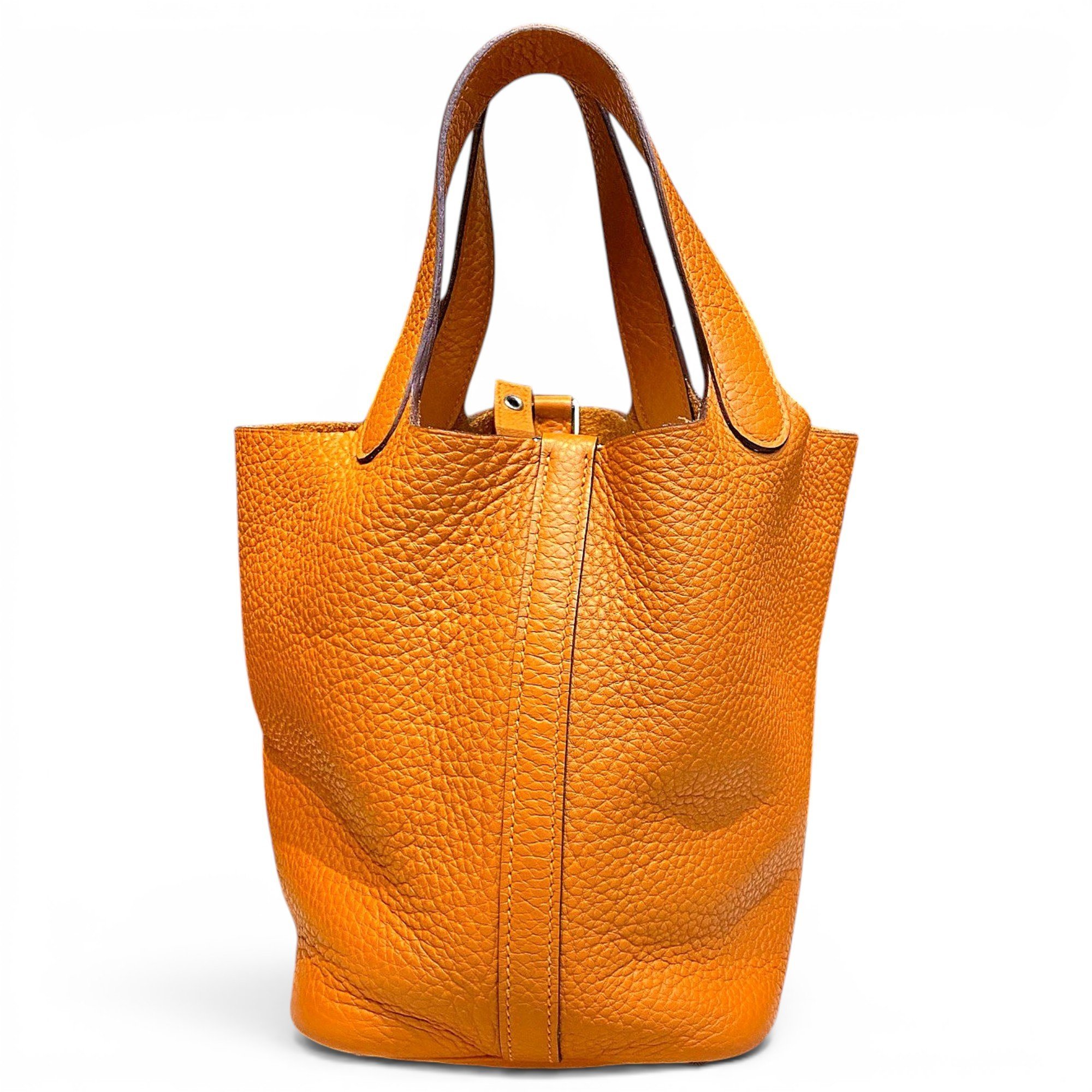 Picotin leather handbag