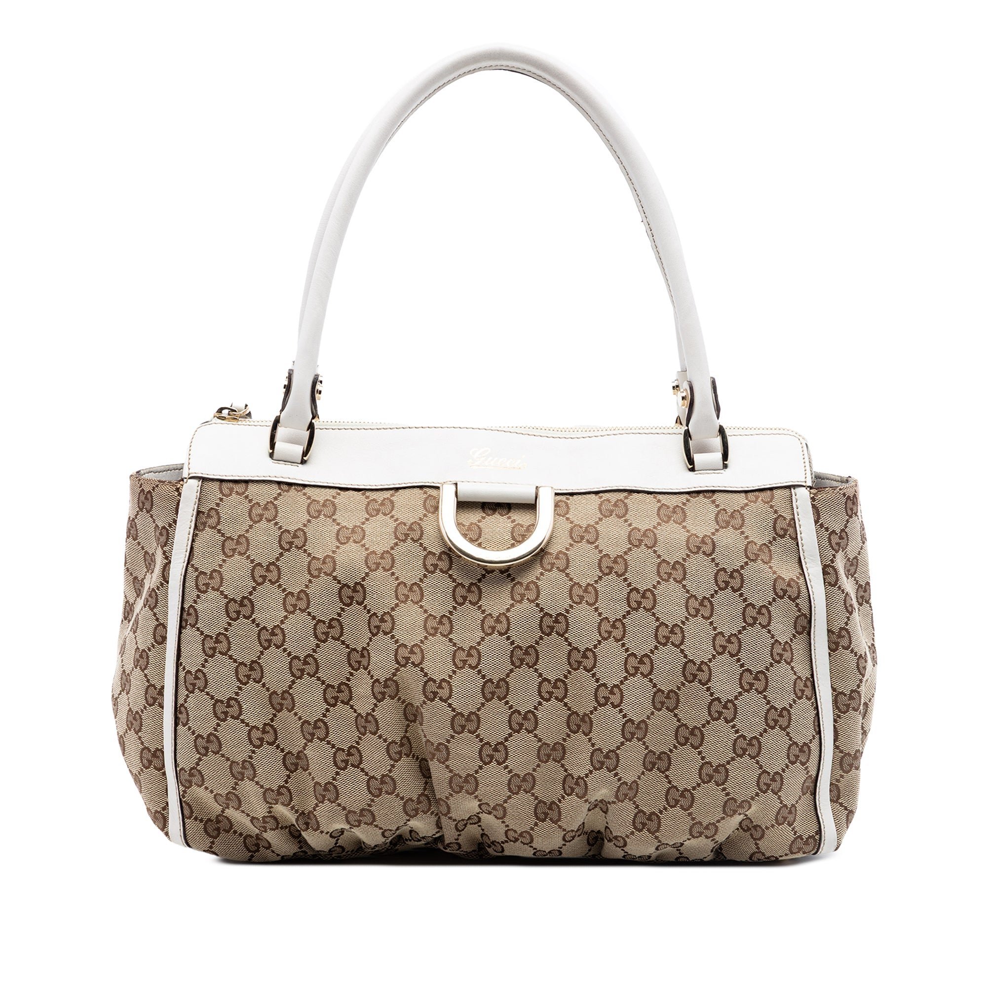 D-Ring pony-style calfskin handbag