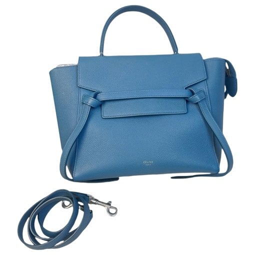 Belt leather handbag