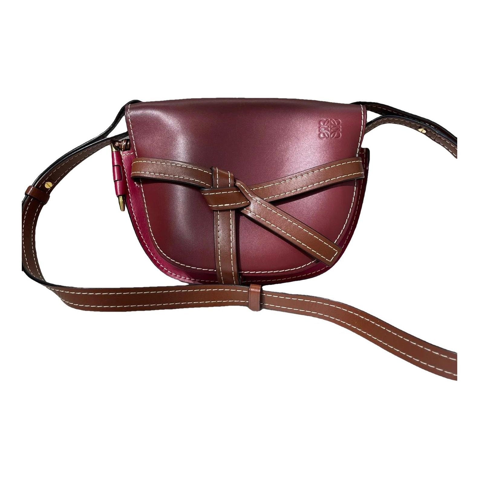 Gate leather crossbody bag