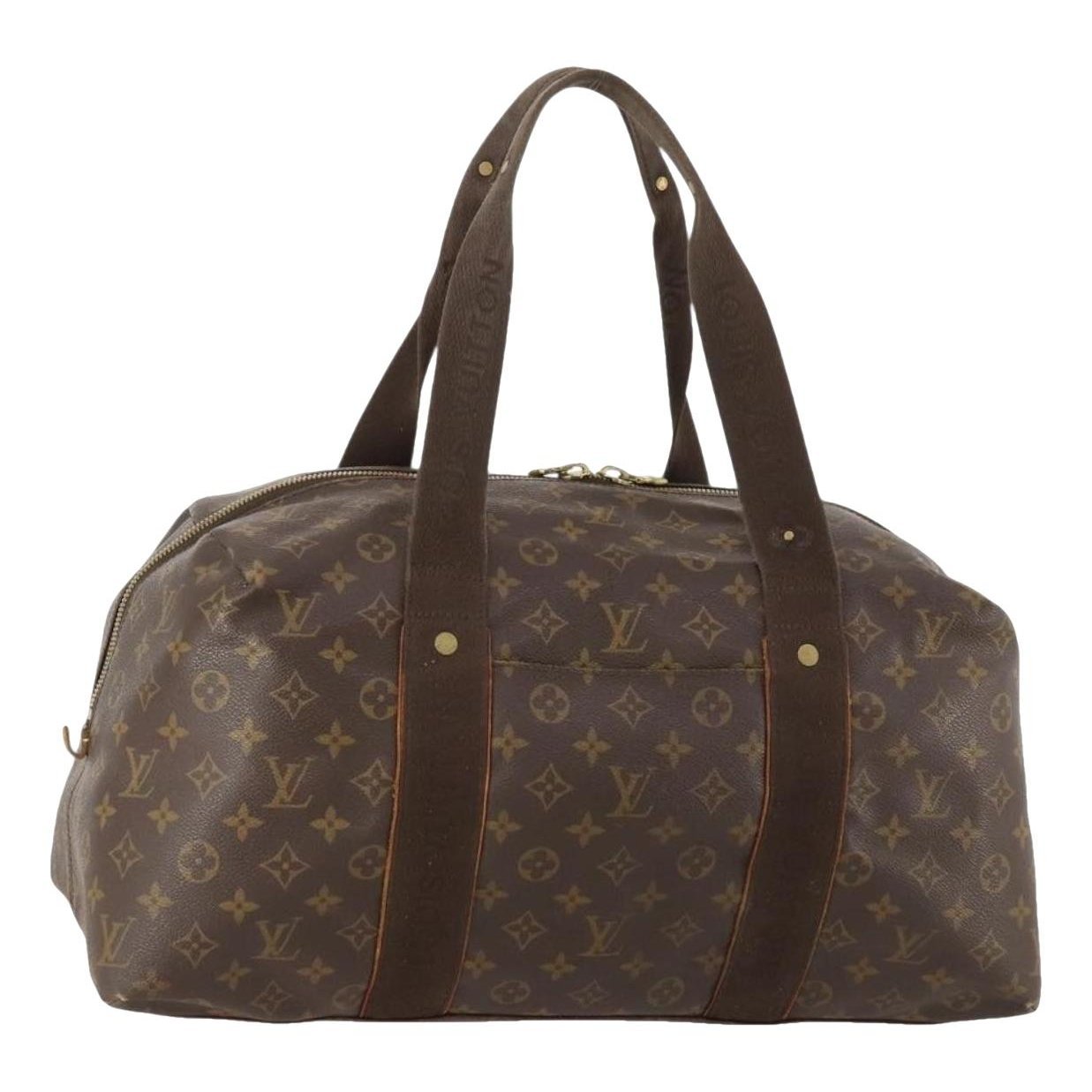 Leather travel bag