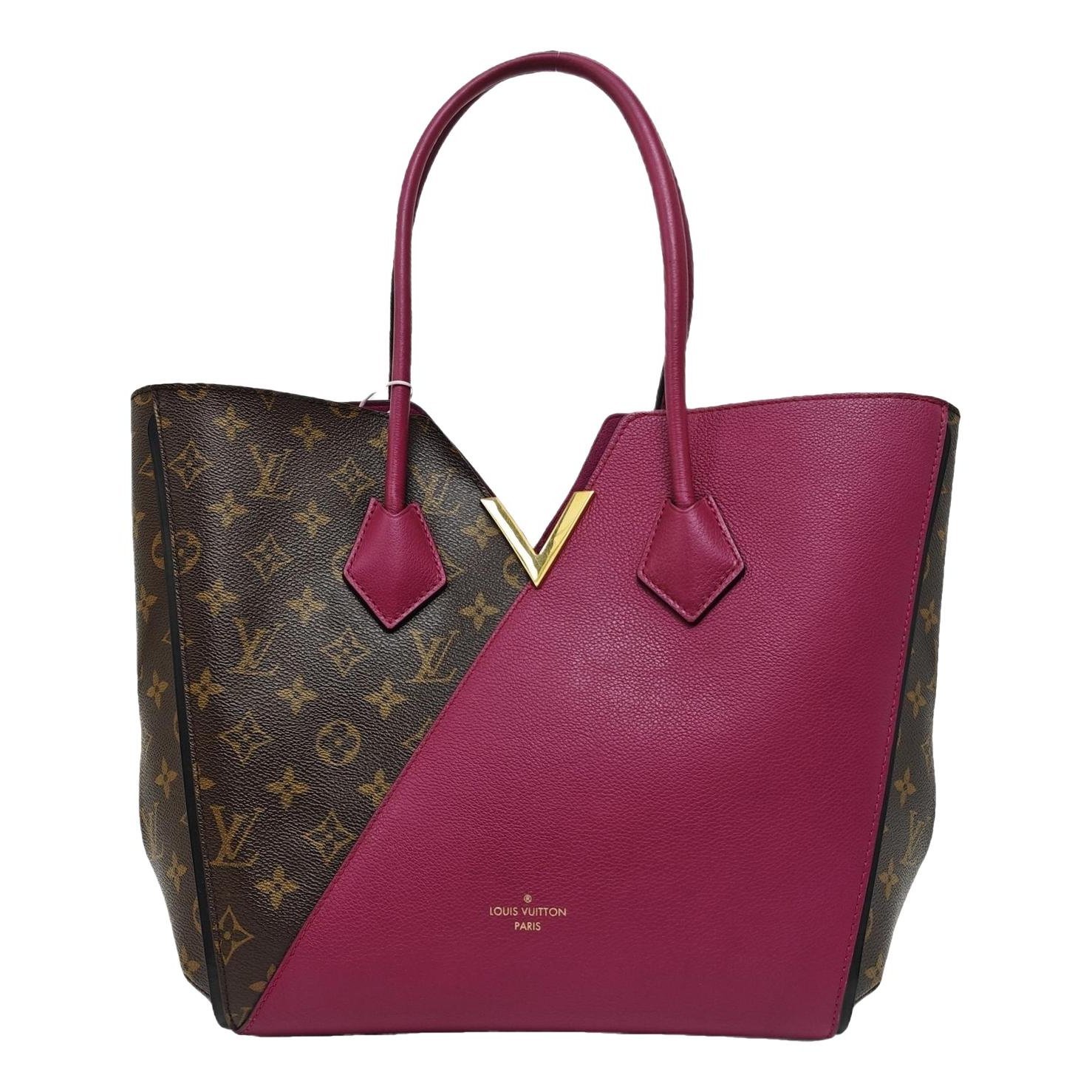 Kimono leather handbag