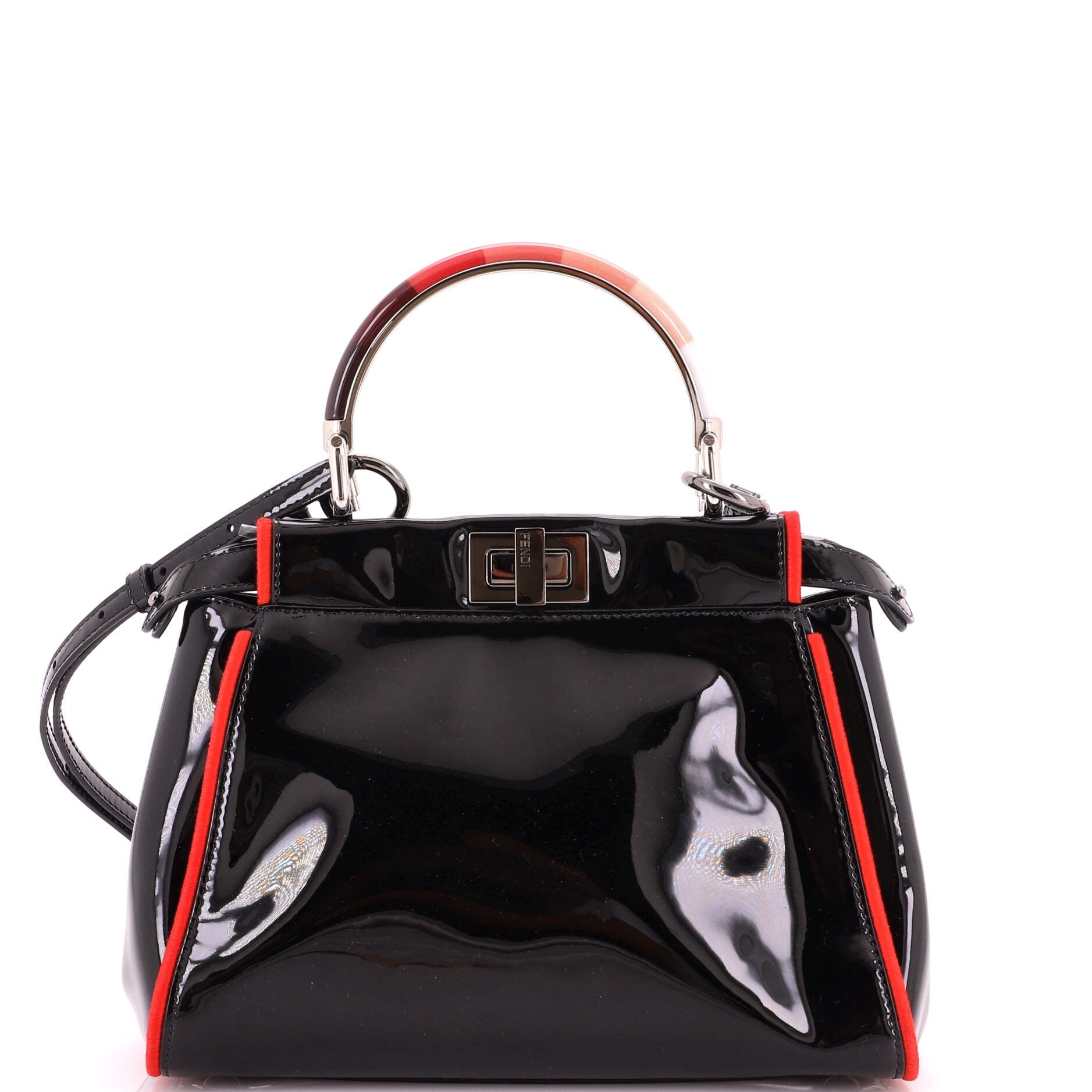 Resin Handle Peekaboo Bag Patent Mini