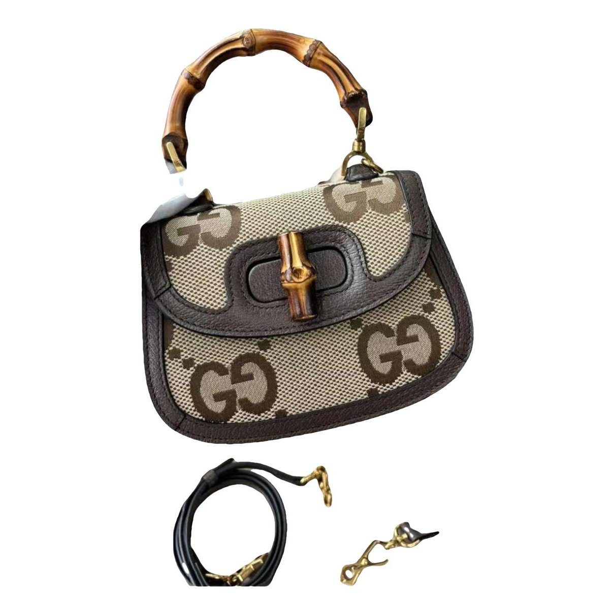 Convertible Bamboo Top Handle cloth handbag