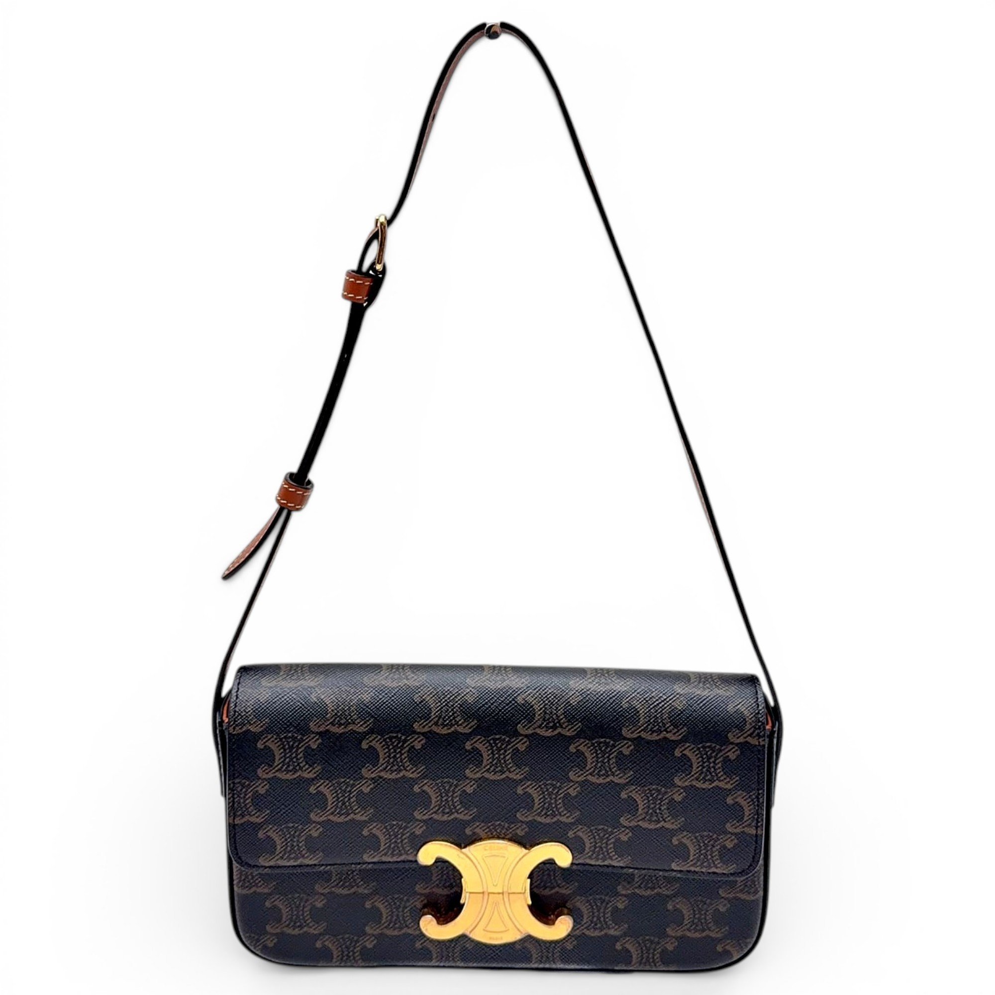 Celine Triomphe leather handbag