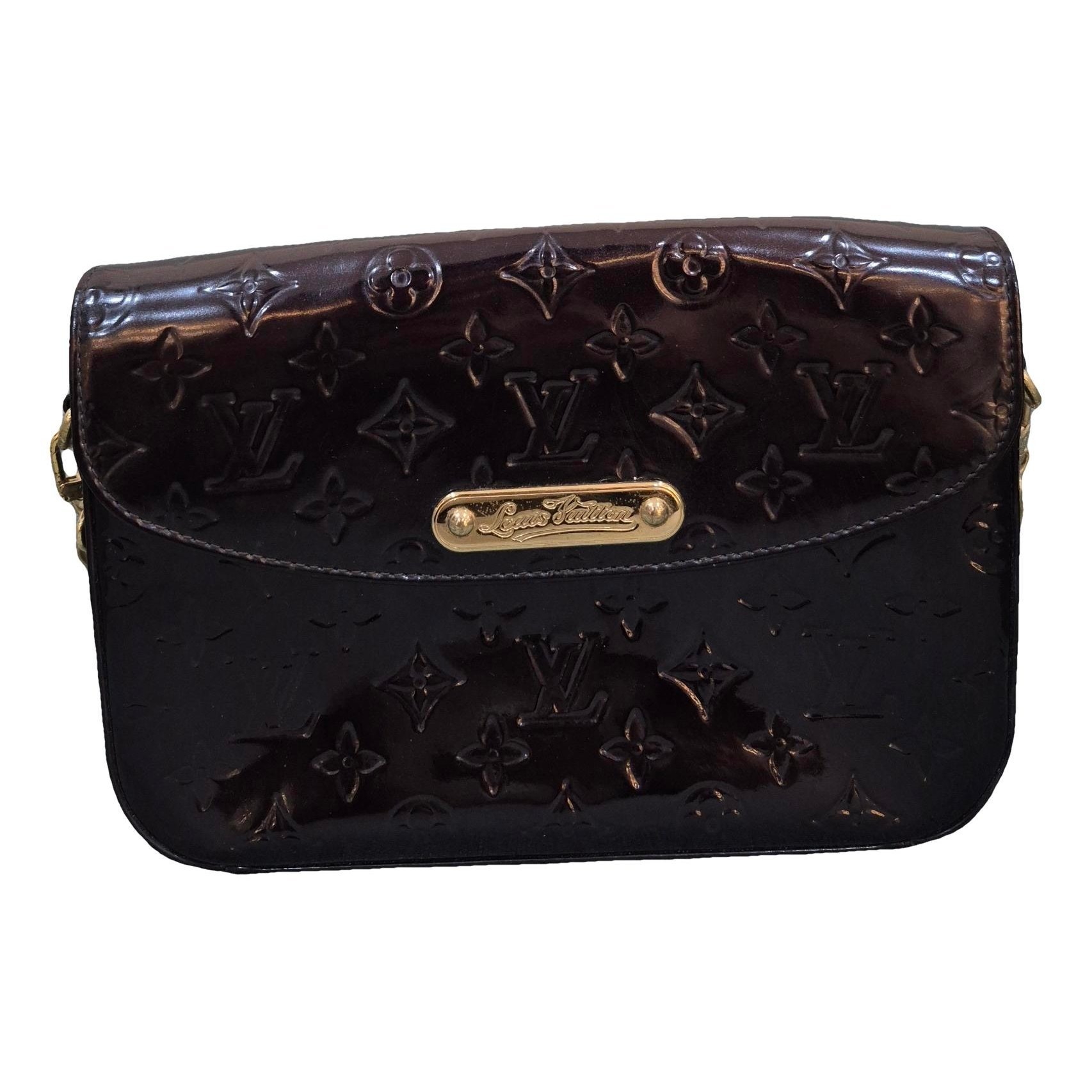 Patent leather handbag