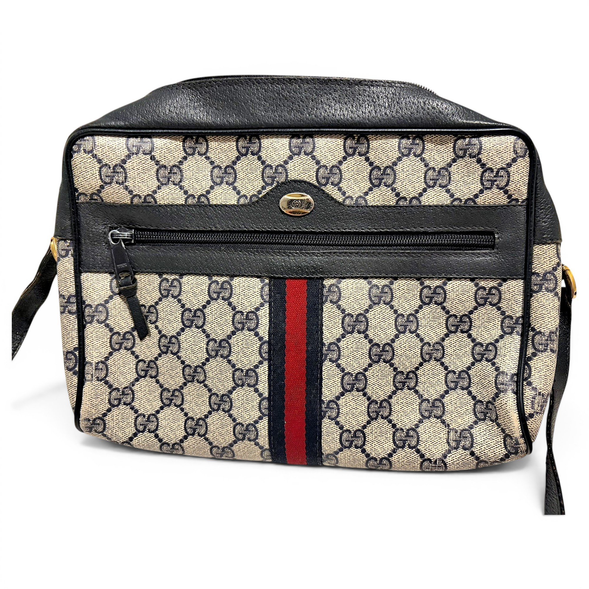 Ophidia leather crossbody bag