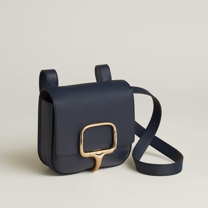 Bleu Indigo Hermès Della Cavalleria Mini Bag II