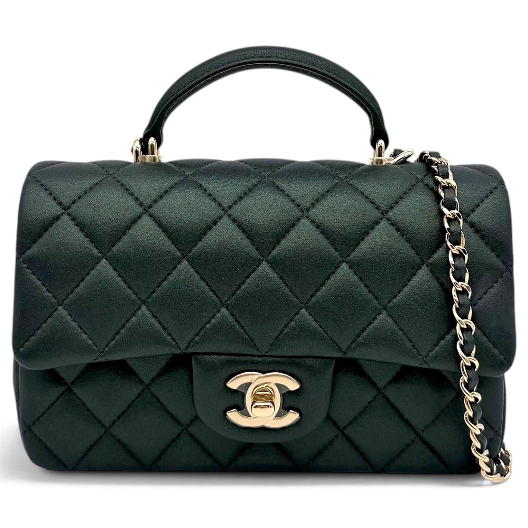 Timeless Classique Top Handle leather handbag