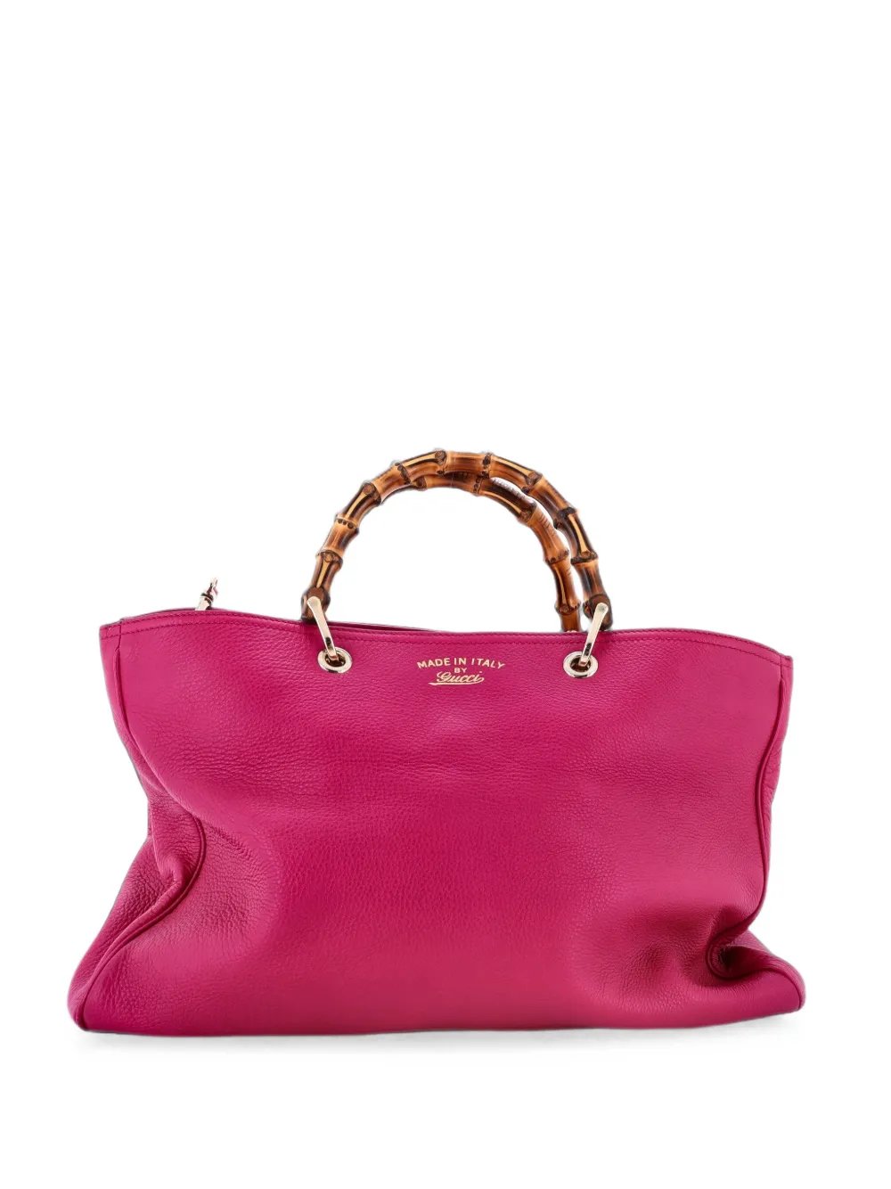 Bamboo Shopper Leather Large tote bag