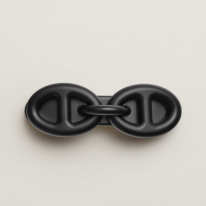 Noir Tri Maillon GM Hair Clip