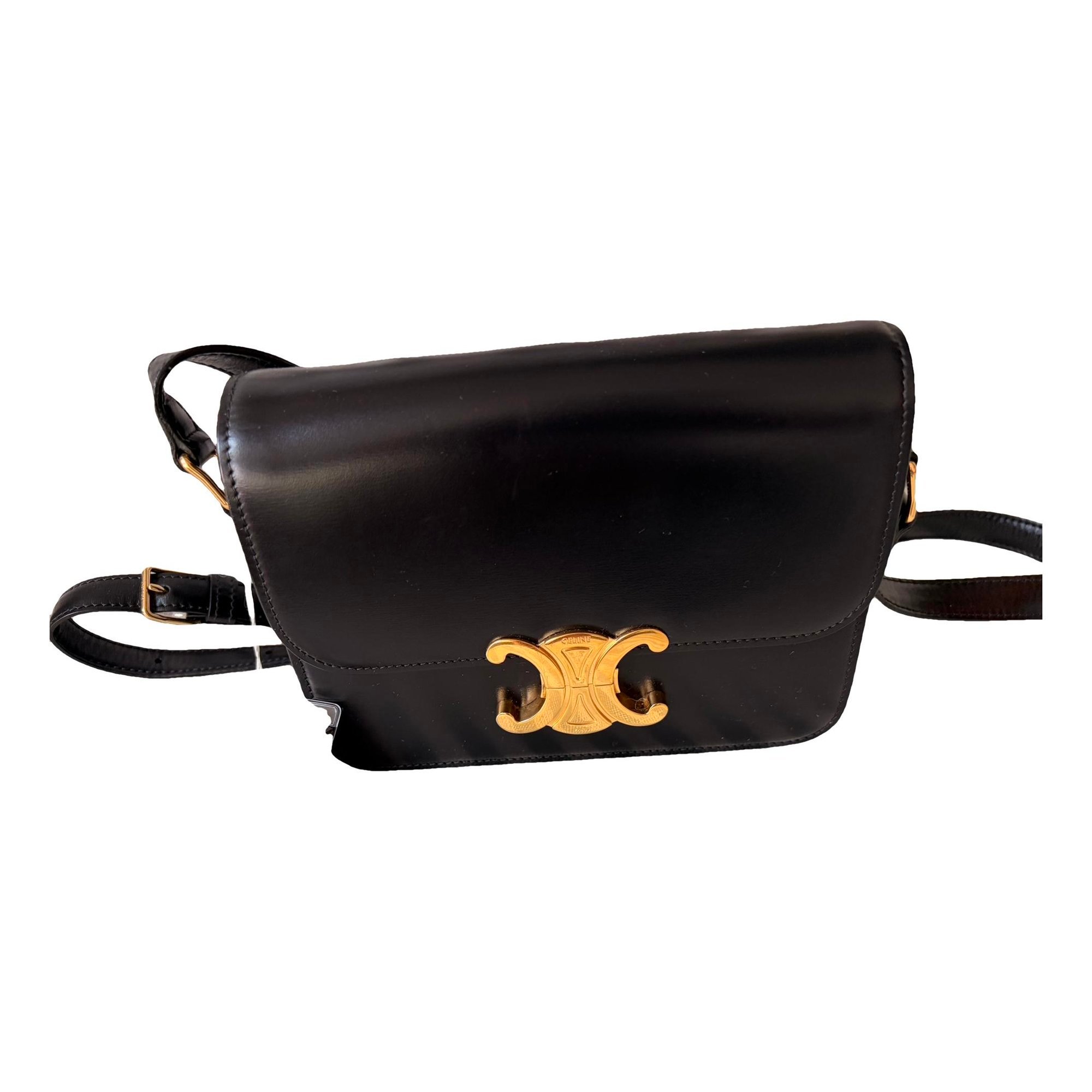 Triomphe leather handbag