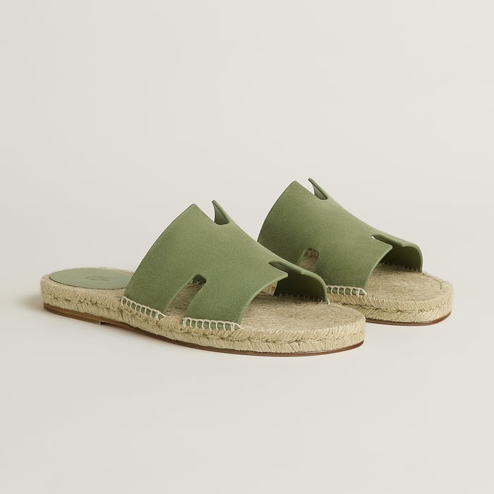 Vert Celadon Antigua Espadrille