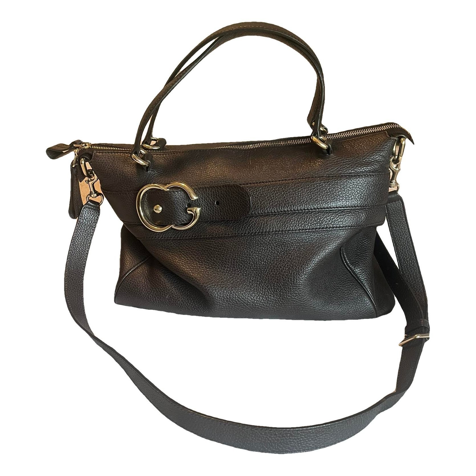 Ride leather handbag